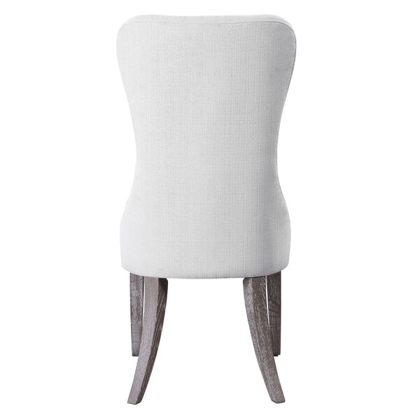 Caledonia White Accent Chair, image 3