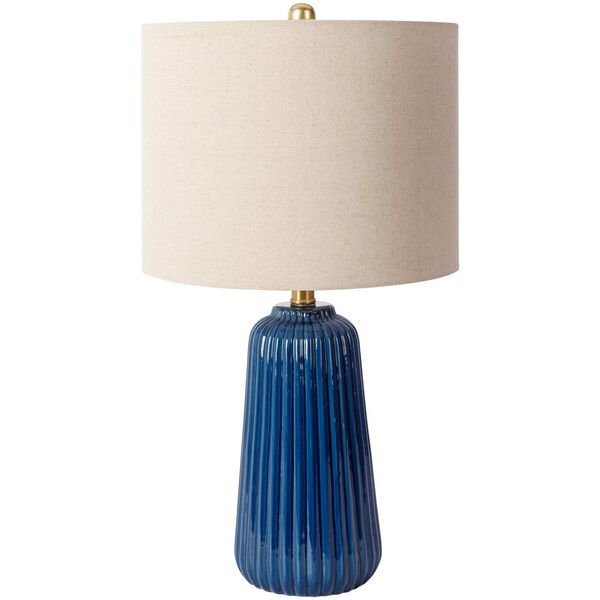 Patras Blue One-Light Table Lamp, image 1