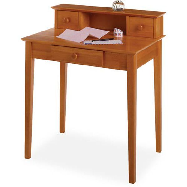 Honey Pine Writing Desk , image 1