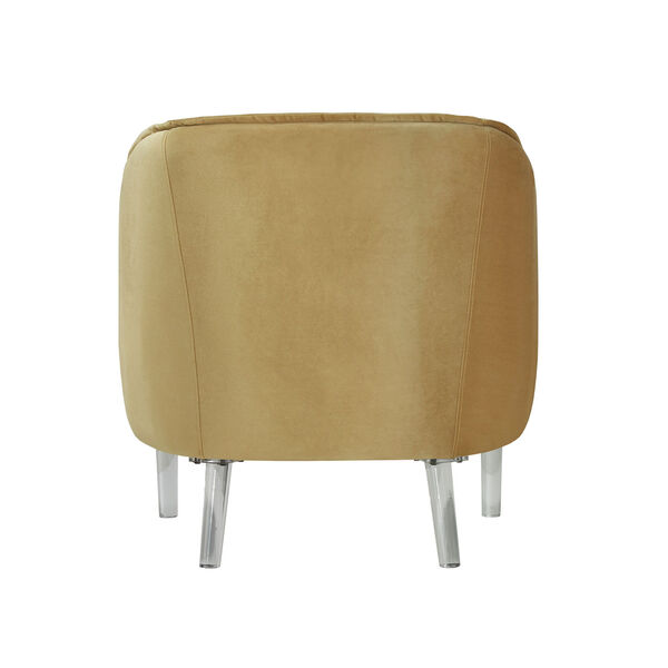Lila Gold Velvet Chair, image 4