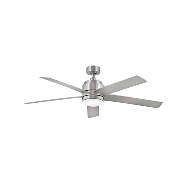 Tier Brushed Nickel LED 54-Inch Ceiling Fan, image 1