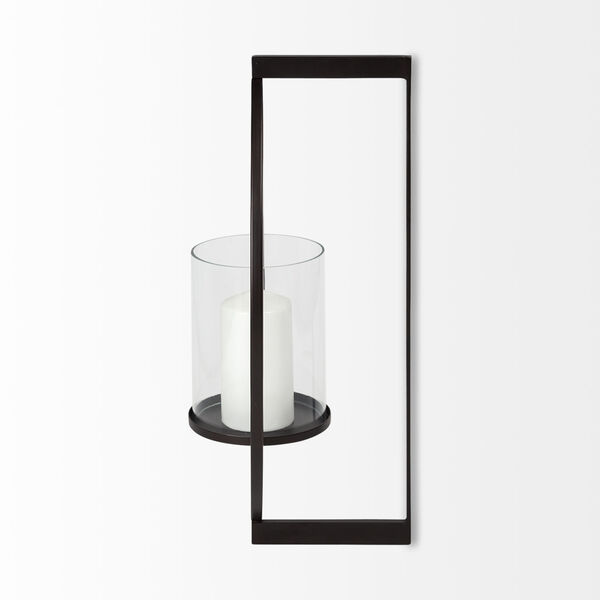 Drax Black Wall Candle Holder, image 3