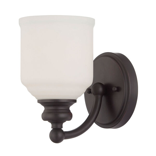 Melrose Bronze One Light Wall Sconce, image 1