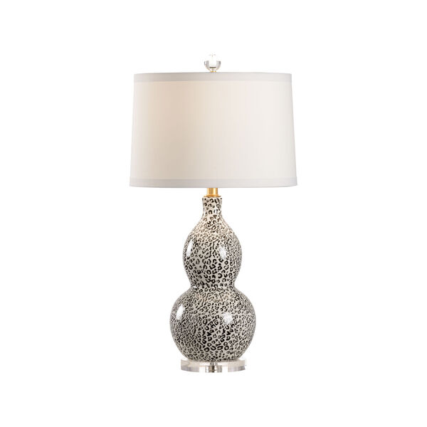 Gray and White One-Light Table Lamp, image 1