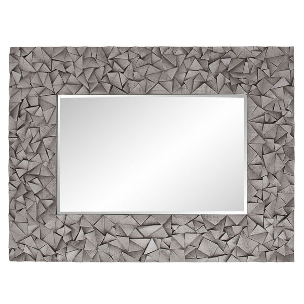 Pablo Gray Wash Rectangular Wall Mirror, image 3
