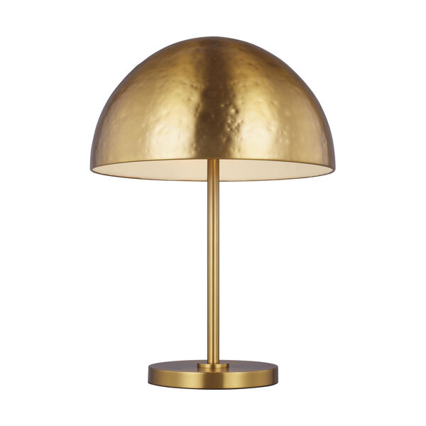 Whare Burnished Brass Two-Light Title 24 Hammered Table Lamp, image 2