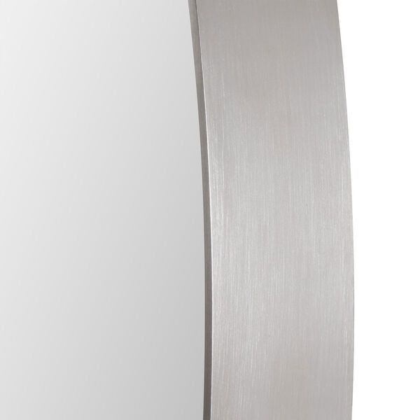 Pursley Brushed Nickel Oval Mirror, image 4