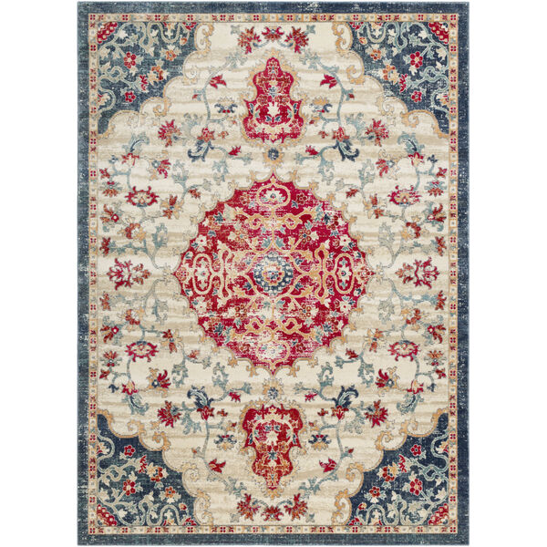 Bohemian Bright Red Rectangle 9 Ft. x 12 Ft. 9 In. Rugs, image 1
