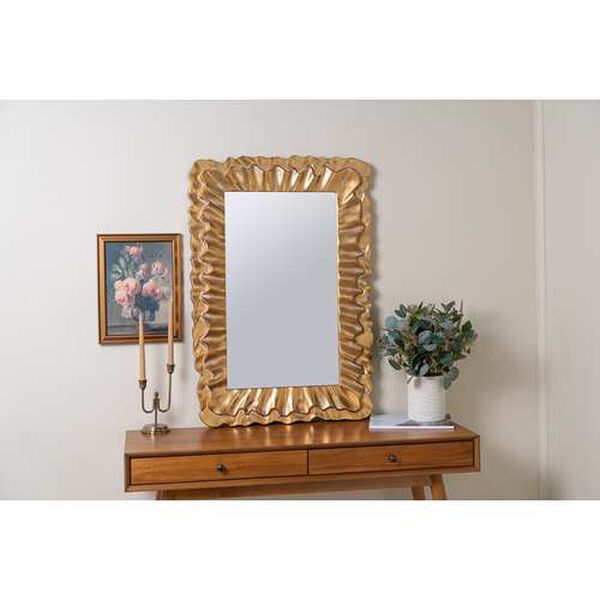 Carrie Gold Wall Mirror, image 1