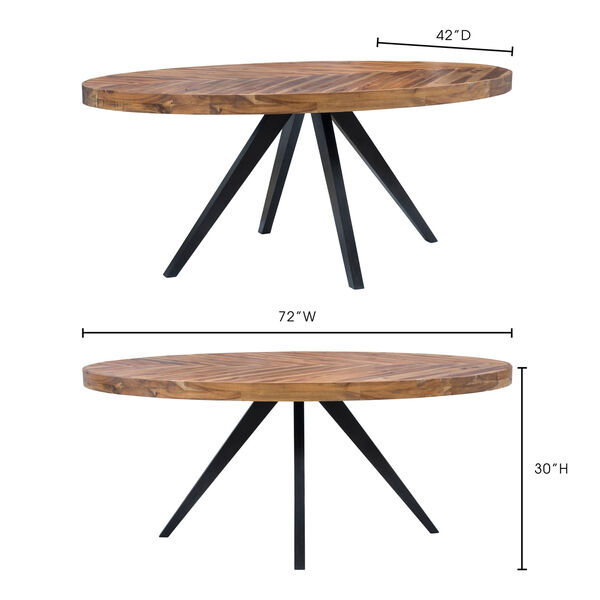Parq Oval Dining Table, image 6