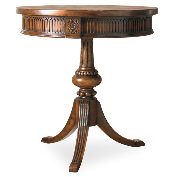 Round Pedestal Accent Table, image 1