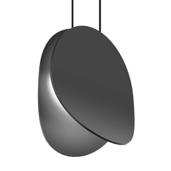 Malibu Discs Satin Black 8-Inch LED Pendant, image 1