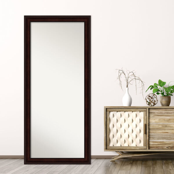 Brown 29W X 65H-Inch Full Length Floor Leaner Mirror, image 6