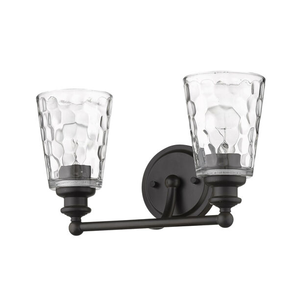 Mae Oil-Rubbed Bronze Two-Light Bath Vanity, image 1