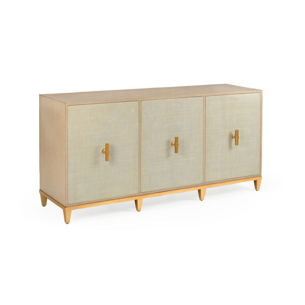 Avery Cream and Gold Console, image 1