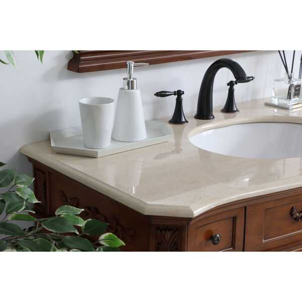 Danville Teak 42-Inch Vanity Sink Set, image 5