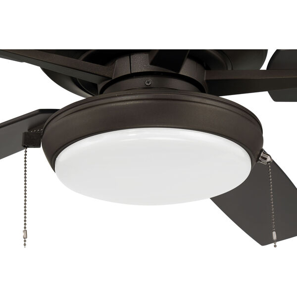 Super Pro Espresso 60-Inch LED Ceiling Fan with Pan Light, image 5