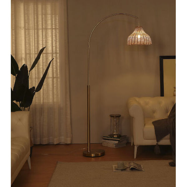 Lark Brass LED Floor Lamp, image 3