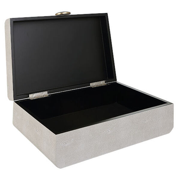 Lalique White Shagreen Box, image 4