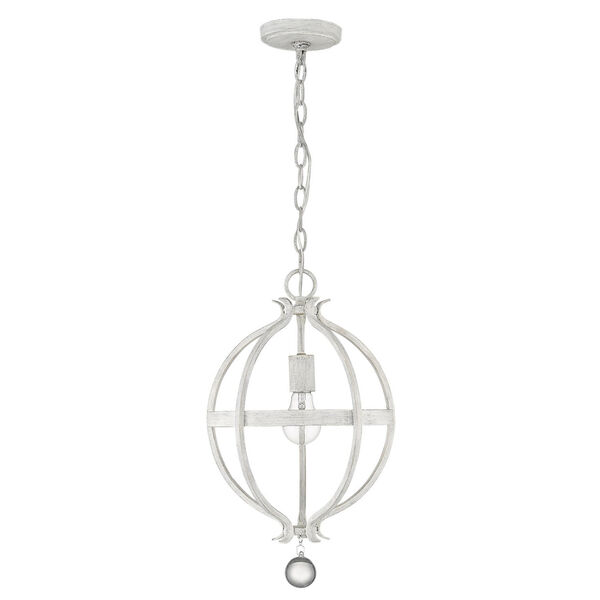 Callie Country White One-Light Pendant, image 1