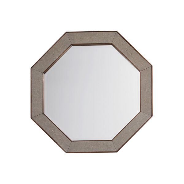 Macarthur Park Brown Riva Octagonal Mirror, image 1