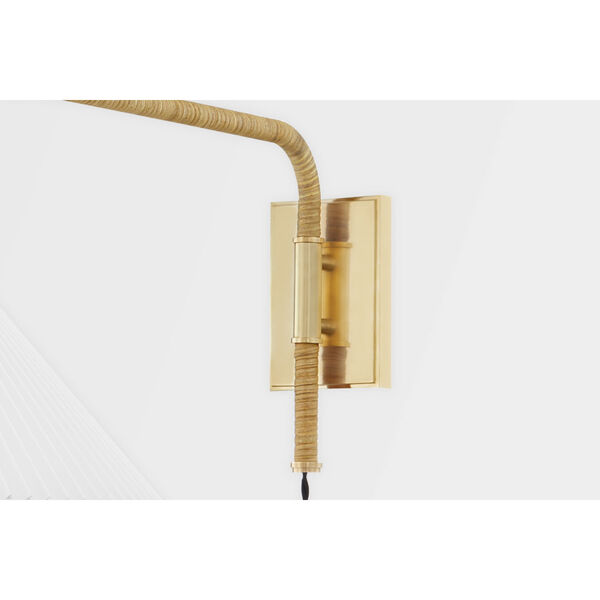 Dorset Aged Brass One-Light Wall Sconce, image 4