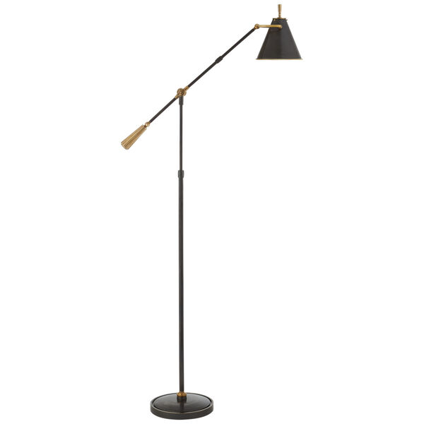 Goodman Floor Lamp in Bronze and Brass by Thomas O'Brien, image 1