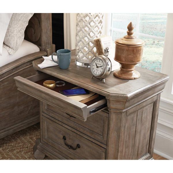 Tinley Park Dove Tail Grey Drawer Nightstand, image 3