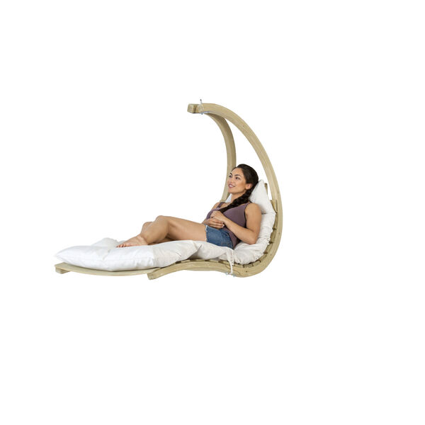 Poland Natural Swing Lounger Chair, image 2