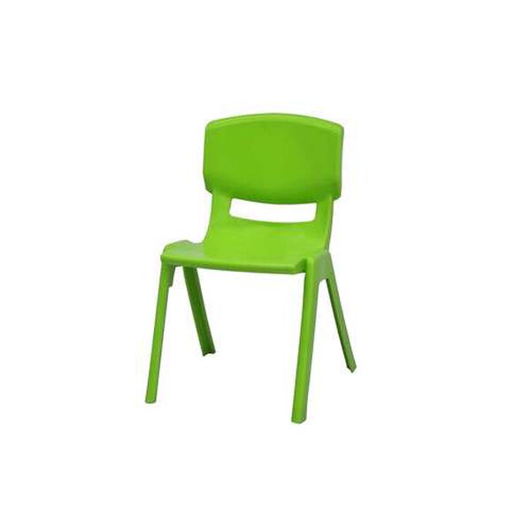 Mambo Kids Green Outdoor Stackable Armchair, Set of Four, image 2