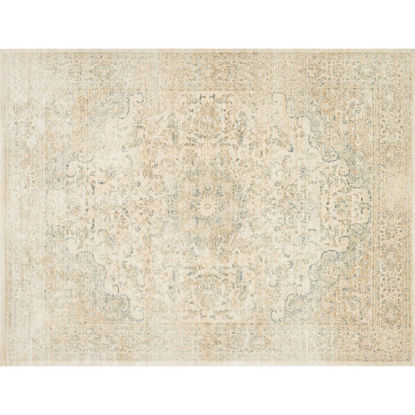 Crafted by Loloi Trousdale Sand Blue Rectangle: 5 Ft. x 7 Ft. 5 In. Rug, image 1