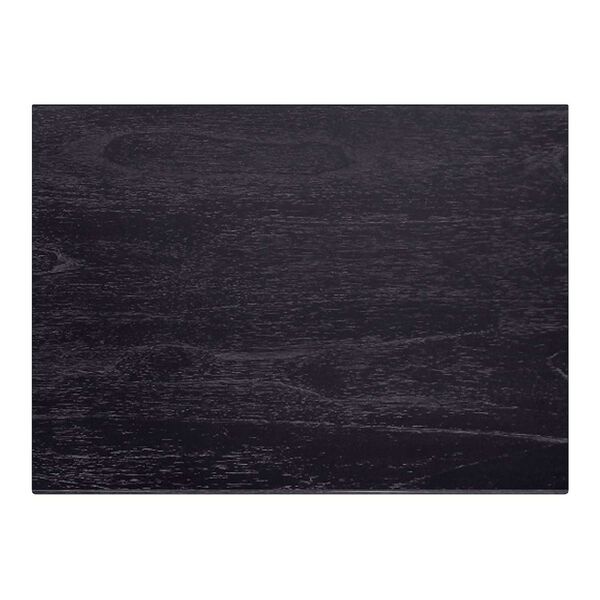Halmstad Washed Black Wood Panel Three- Drawer Narrow Nightstand, image 6
