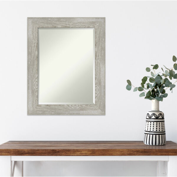 Dove Gray 24W X 30H-Inch Bathroom Vanity Wall Mirror, image 5