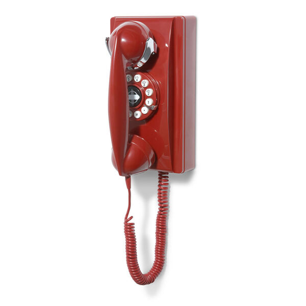 Red Wall Phone - (Open Box), image 2