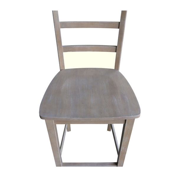 Madrid Counterheight Stool in Washed Gray Taupe, image 3