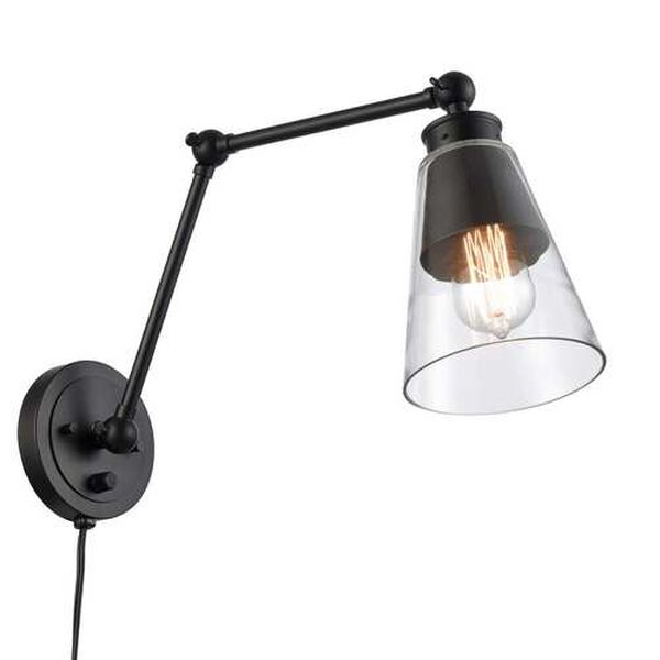 Albany Matte Black 16-Inch One-Light Swing Arm Sconce, image 5