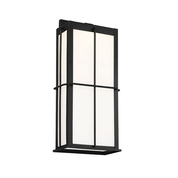 Bensa Black LED Outdoor Wall Sconce, image 4