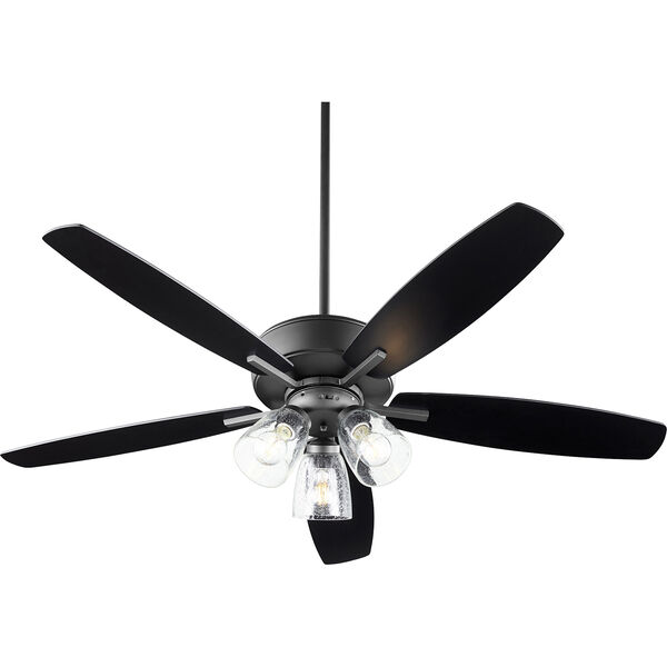 Breeze Black Three-Light LED Ceiling Fan, image 2