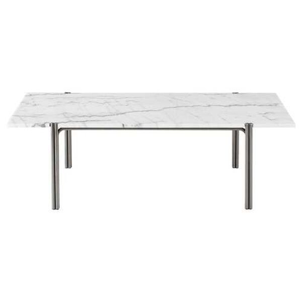 Sussur White Graphite Coffee Table, image 1