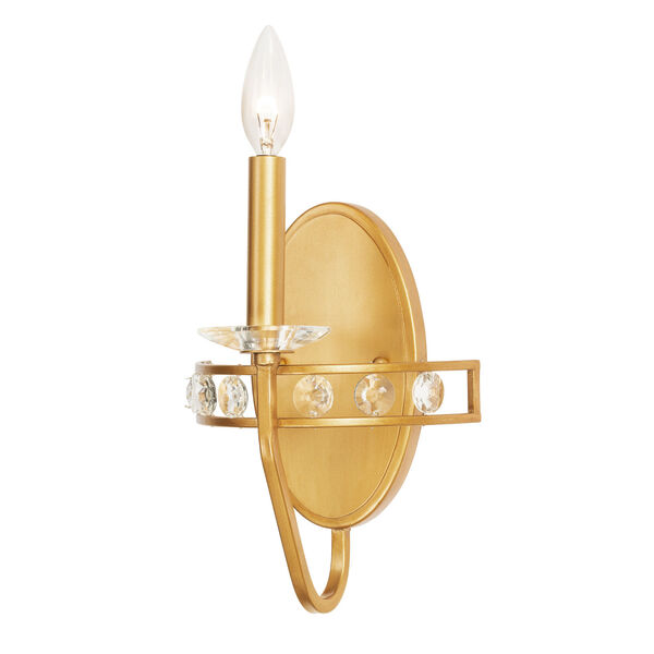 Monroe Antique Gold One-Light Wall Sconce, image 1