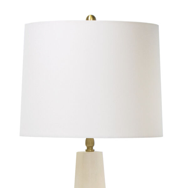 Quatrefoil White One-Light 13-Inch Table Lamp, image 3