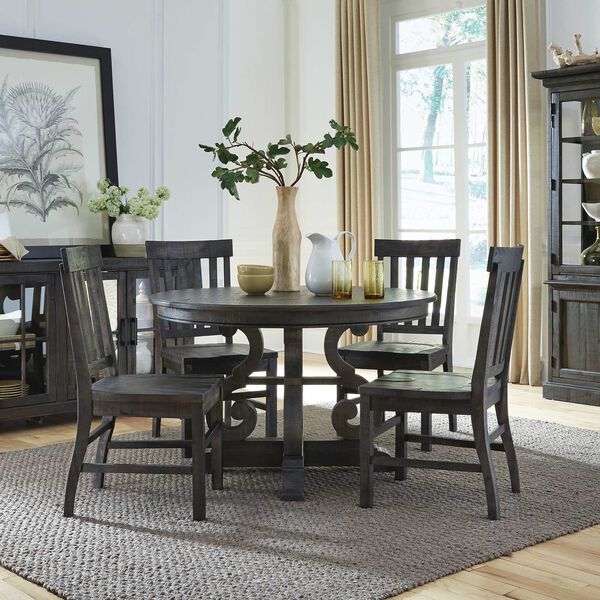 Bellamy Peppercorn Round Dining Table, image 2