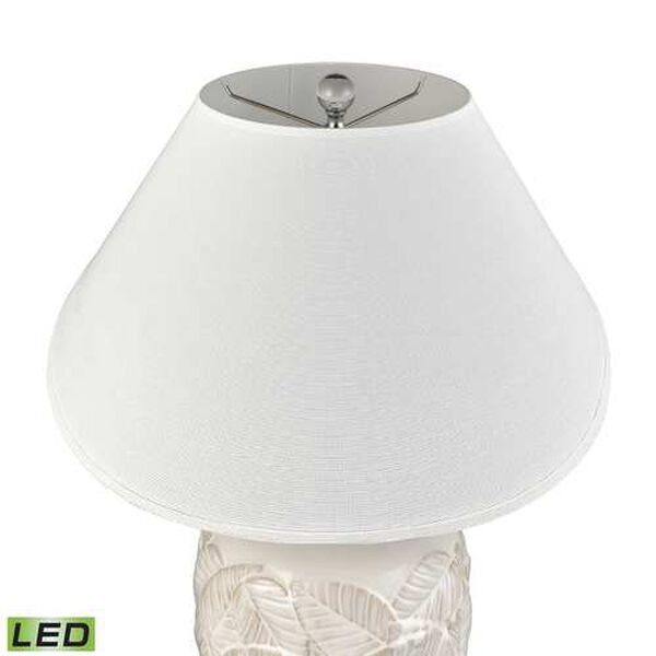 Goodell White Glazed LED Table Lamp, image 3