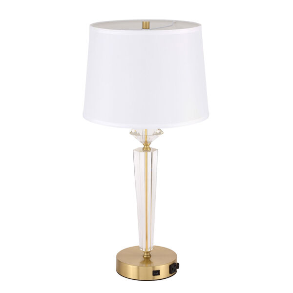 Annella Brushed Brass 14-Inch One-Light Table Lamp, image 5