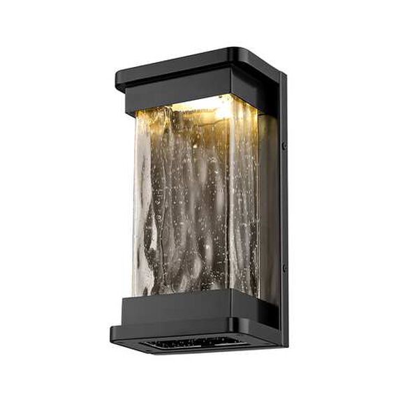Ederle Powder Coat Black 12-Inch LED Outdoor Wall Sconce, image 3