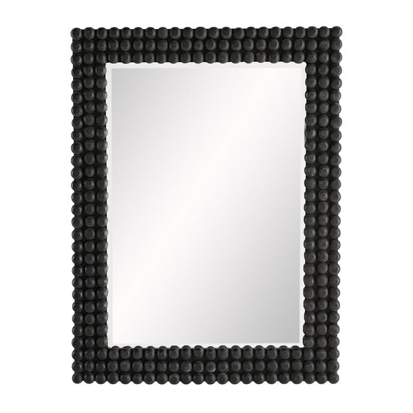 Paxton Black Stained Wall Mirror, image 1