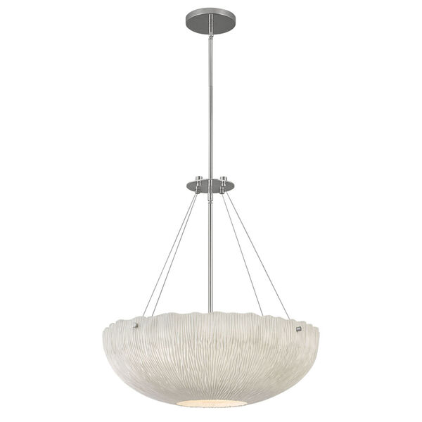 Coral Shell White Four-Light Chandelier, image 3