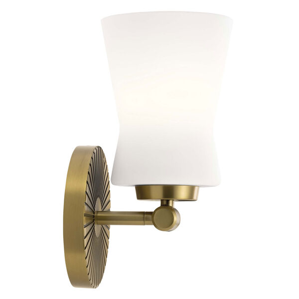 Brianne Brushed Natural Brass One-Light Wall Sconce, image 3