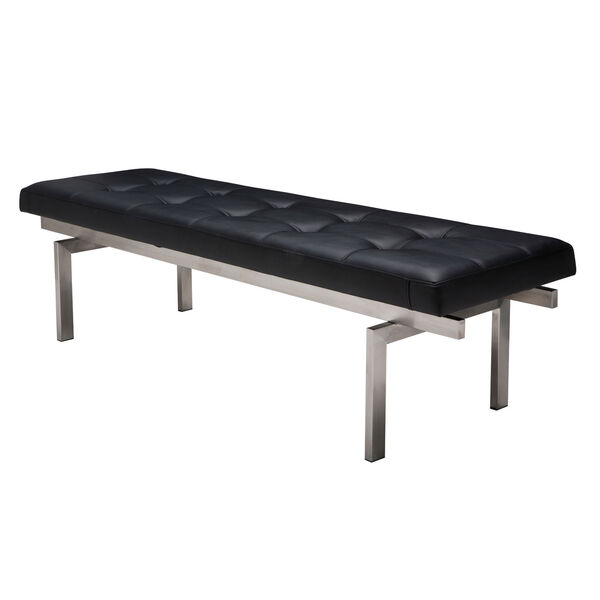 Louve Black Occasional Bench, image 1