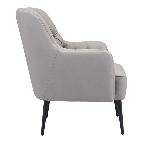 Tasmania Gray and Black Accent Chair, image 3